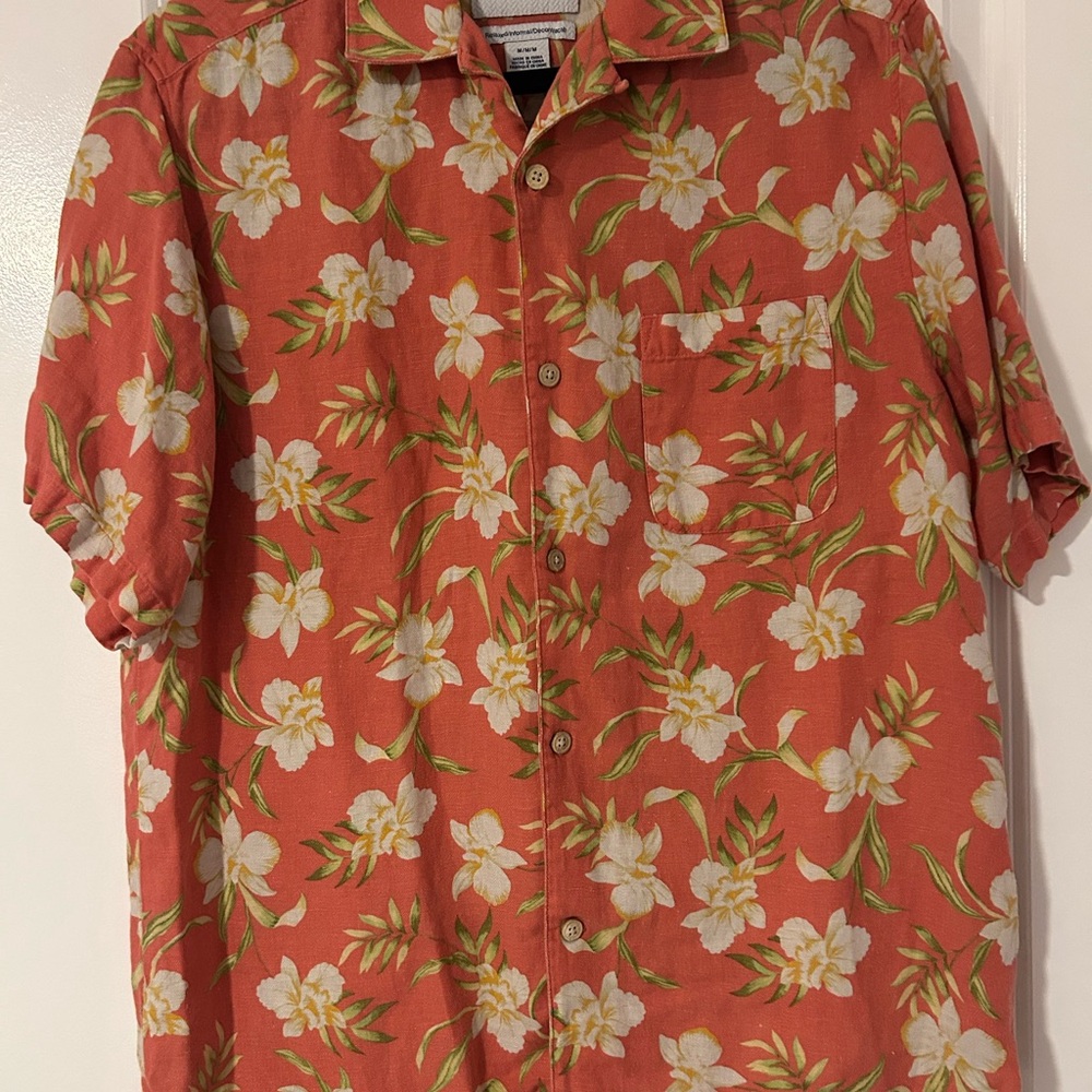 28 palms floral shirt size medium